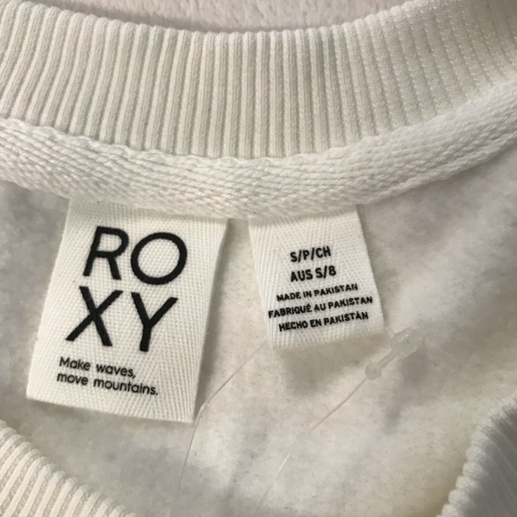 Roxy Love Song A Pullover Women’s Size S Color White Hi-Low Length lightweight. - Picture 5 of 15
